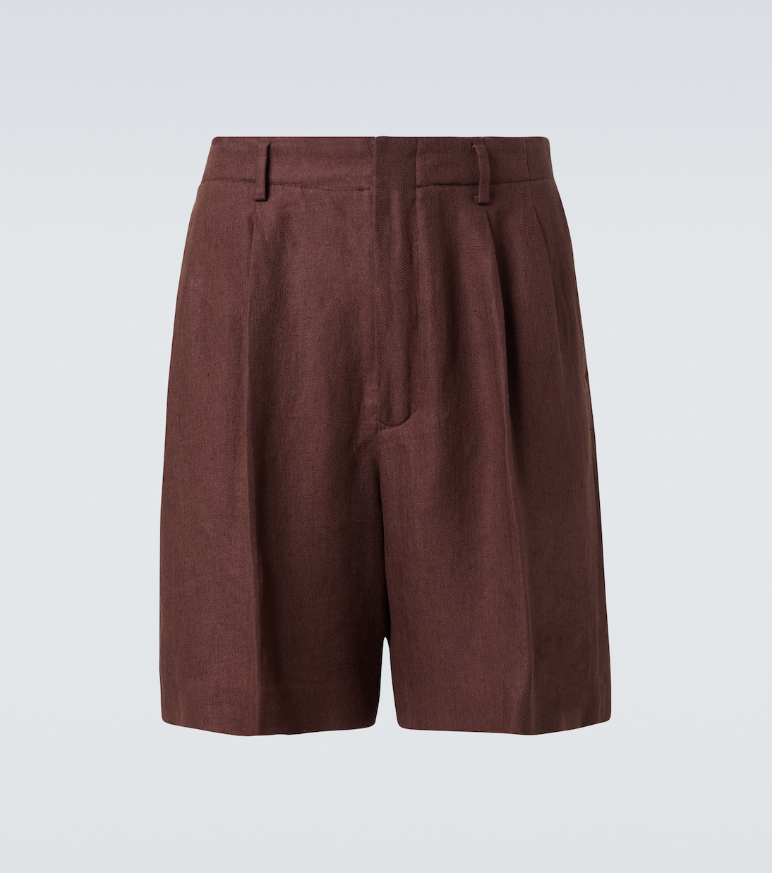 Joetsu flax Bermuda shorts | Loro Piana