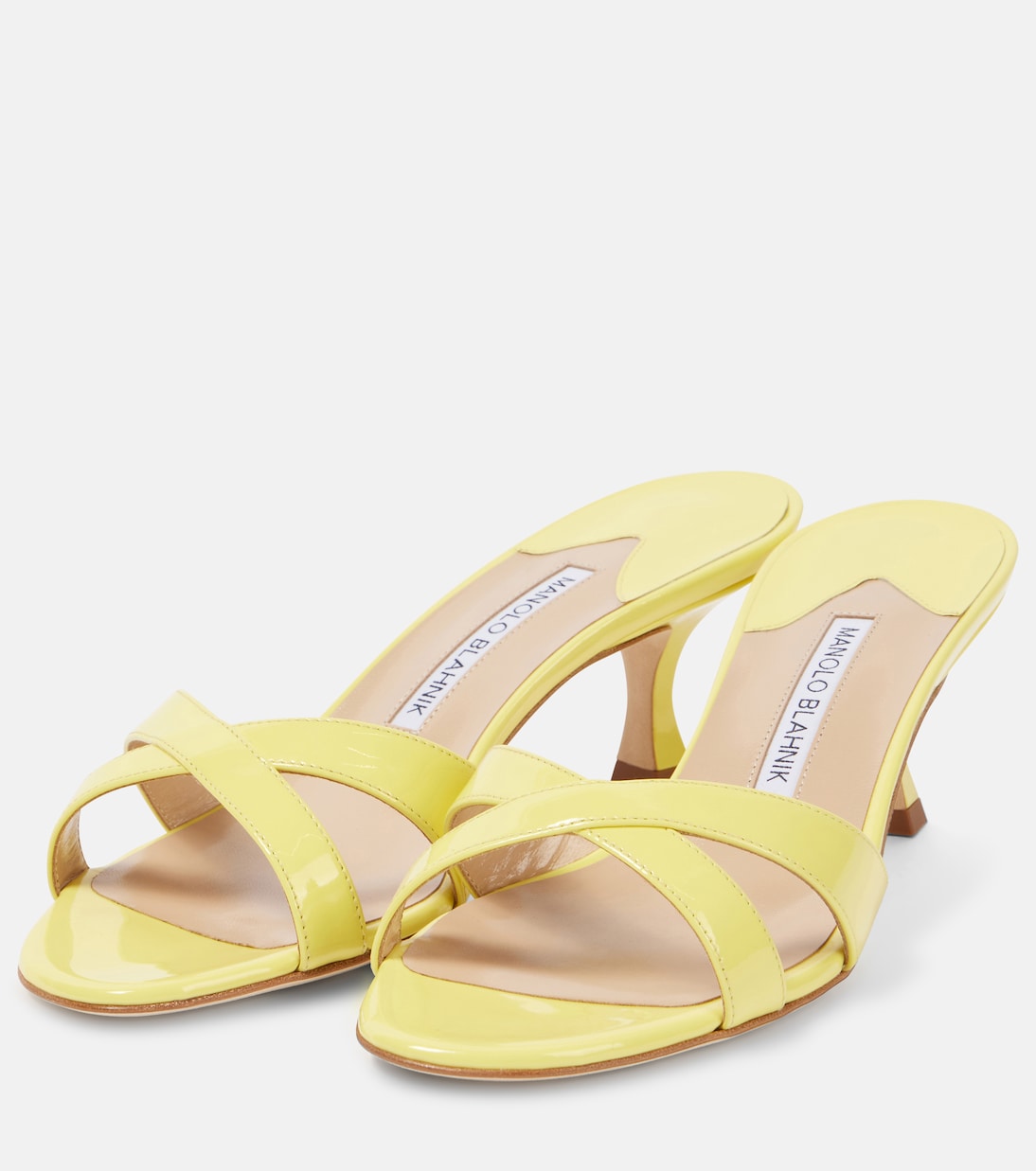 Scarpe eleganti in vernice MANOLO BLAHNIK Callamu 50 per stile giovanile