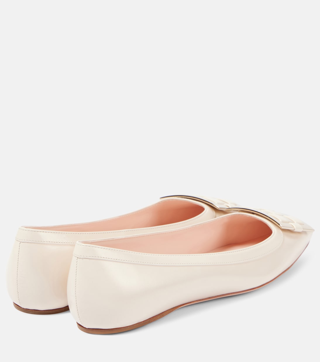 Trompette Ball leather ballet flats | Roger Vivier