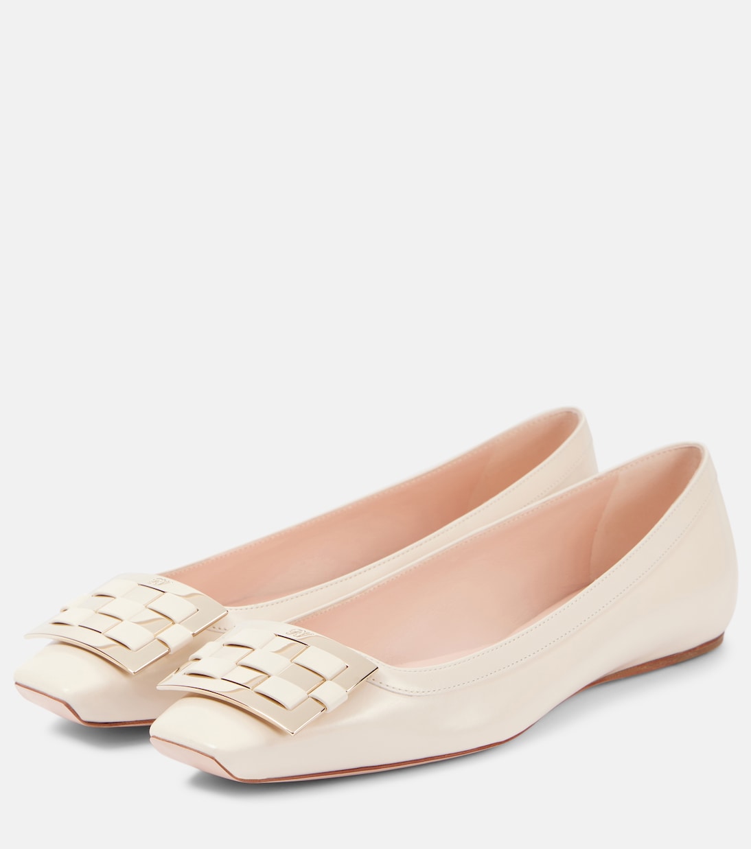 Trompette Ball leather ballet flats | Roger Vivier