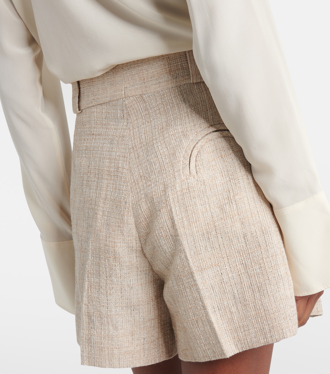 Selle linen and cotton blend shorts | Blazé Milano