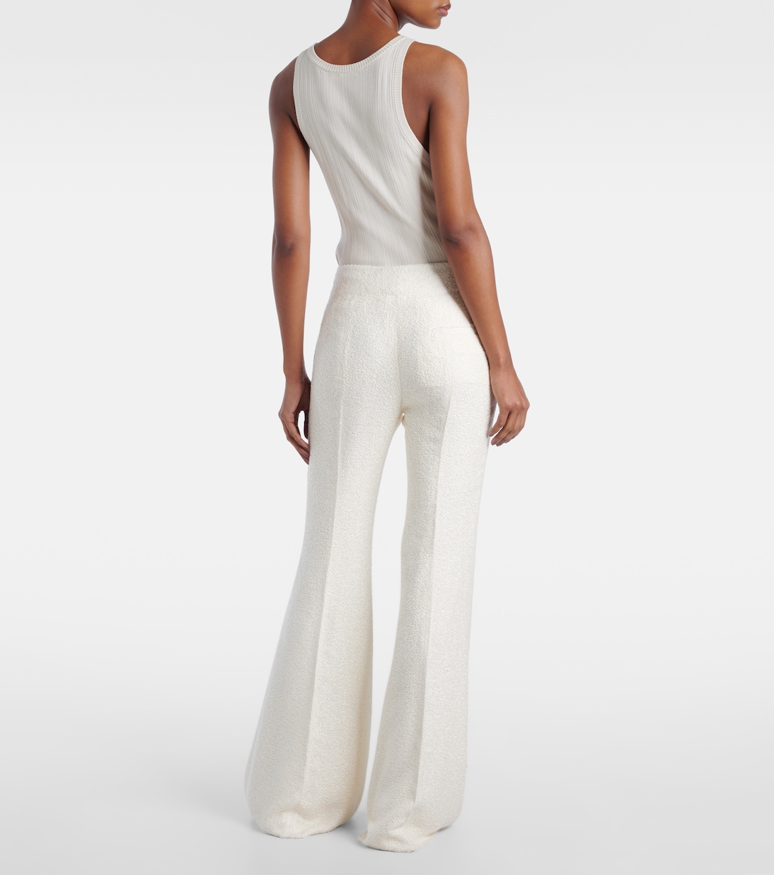 Pantalon évasé Rhein en soie | Gabriela Hearst