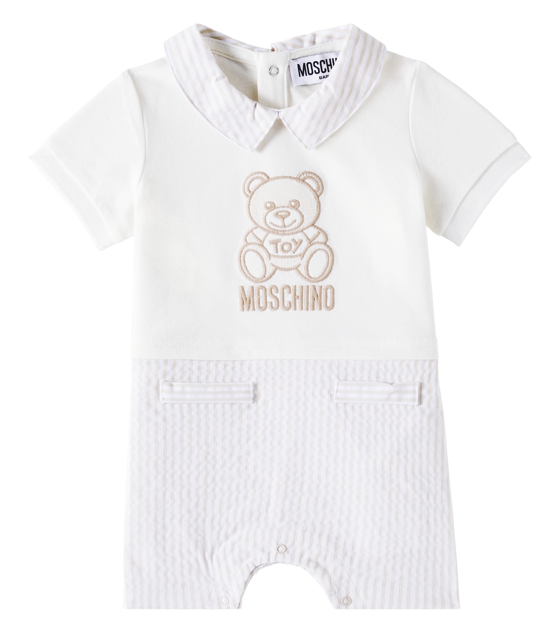Bebé - mono Teddy Bear en mezcla de algodón | Moschino Kids