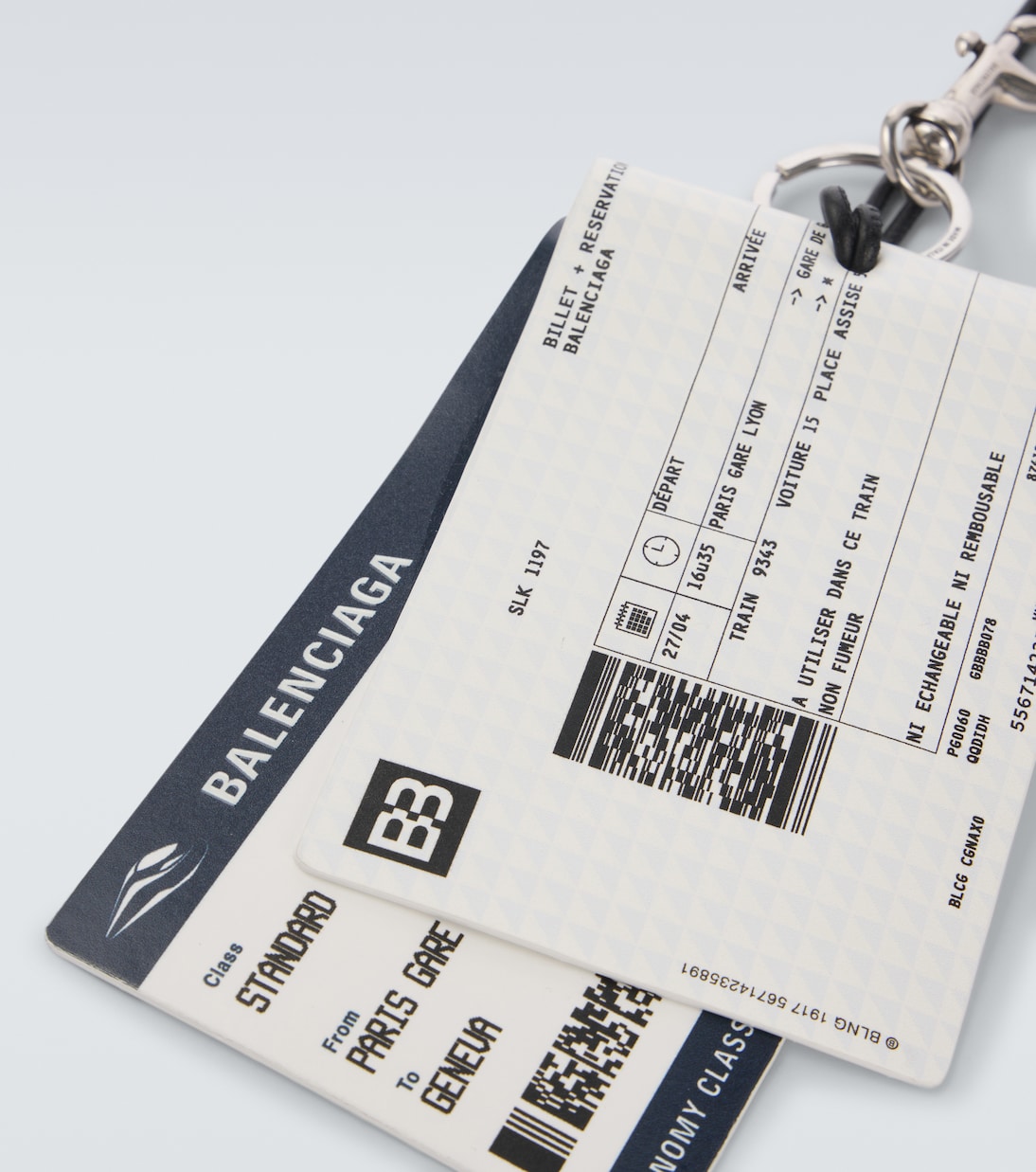 Train Ticket keychain  | Balenciaga