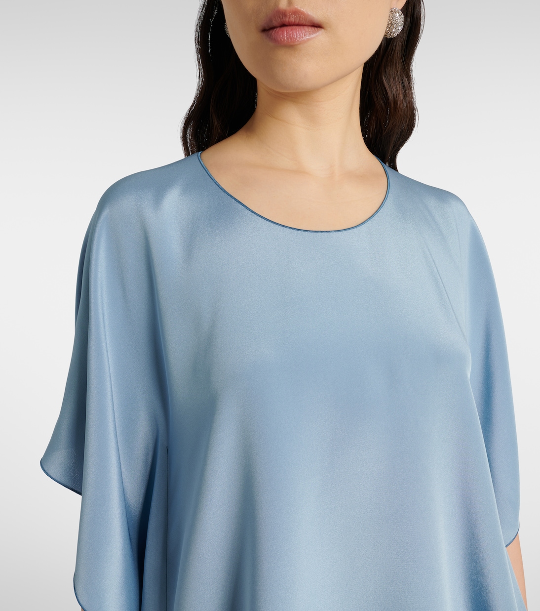 Blusa Oronte in seta crêpe de chine | Max Mara