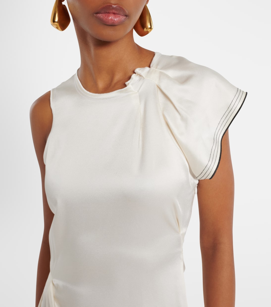 Abito midi in raso  | Victoria Beckham