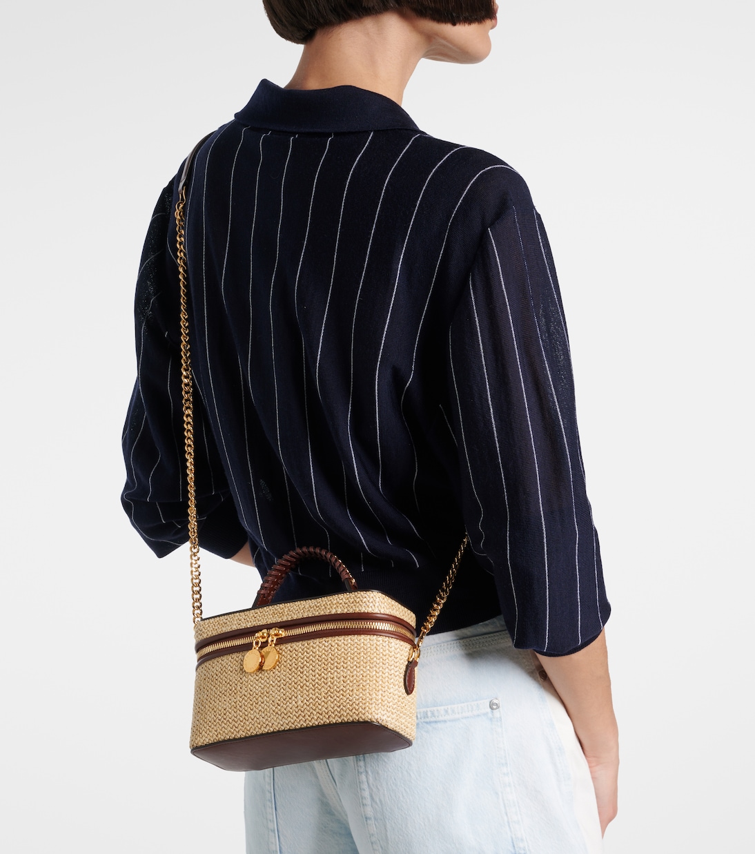 Sac Falabella Mini en raphia | Stella McCartney