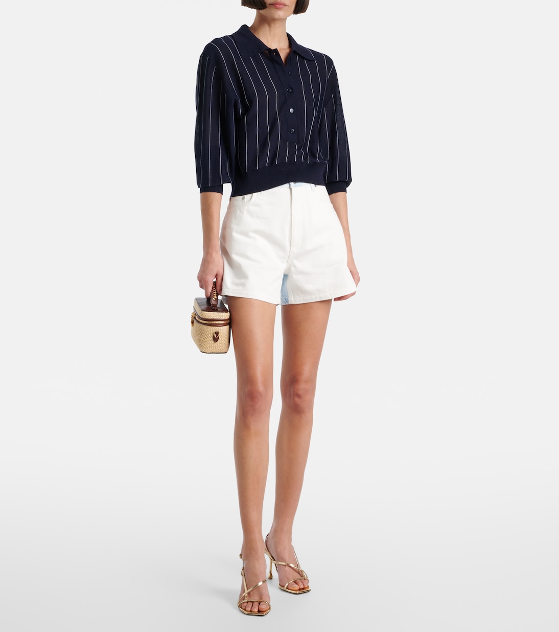 Sac Falabella Mini en raphia | Stella McCartney