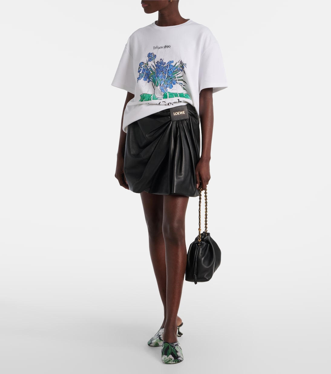 Toy 45 floral sequined mesh mules | Loewe