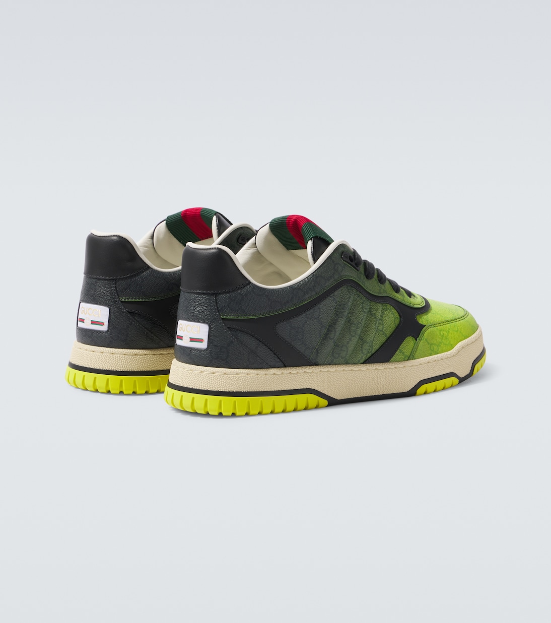 Zapatillas Gucci Re-Web con piel | Gucci