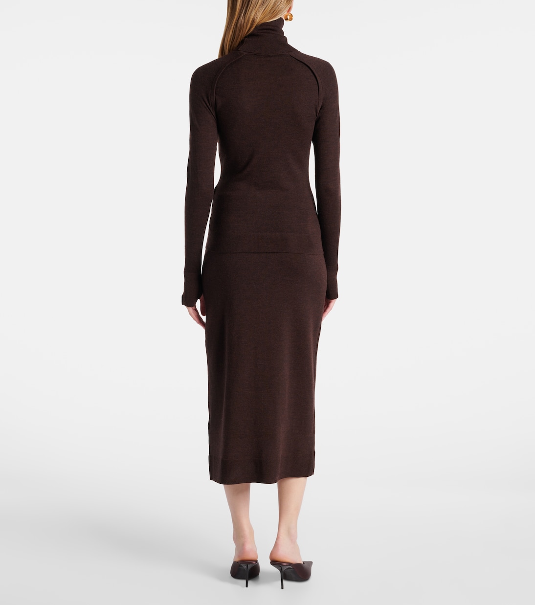 Rollkragenpullover aus Wolle | Victoria Beckham
