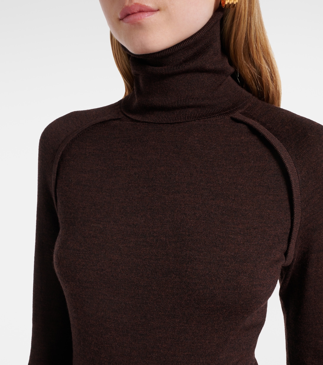 Rollkragenpullover aus Wolle | Victoria Beckham