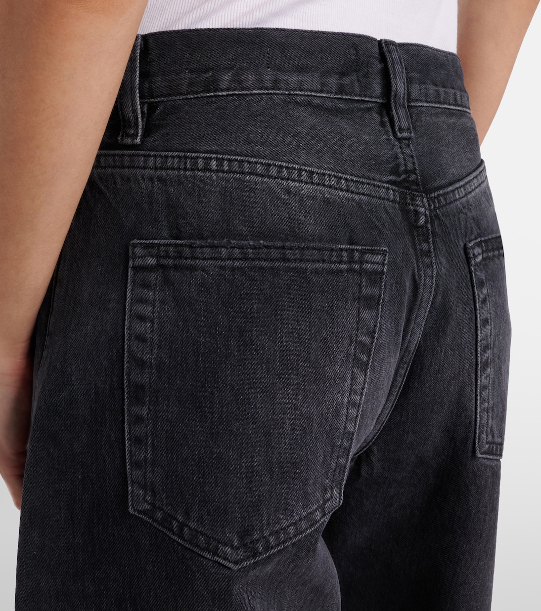 Bubble high-rise cropped barrel-leg jeans | Frame