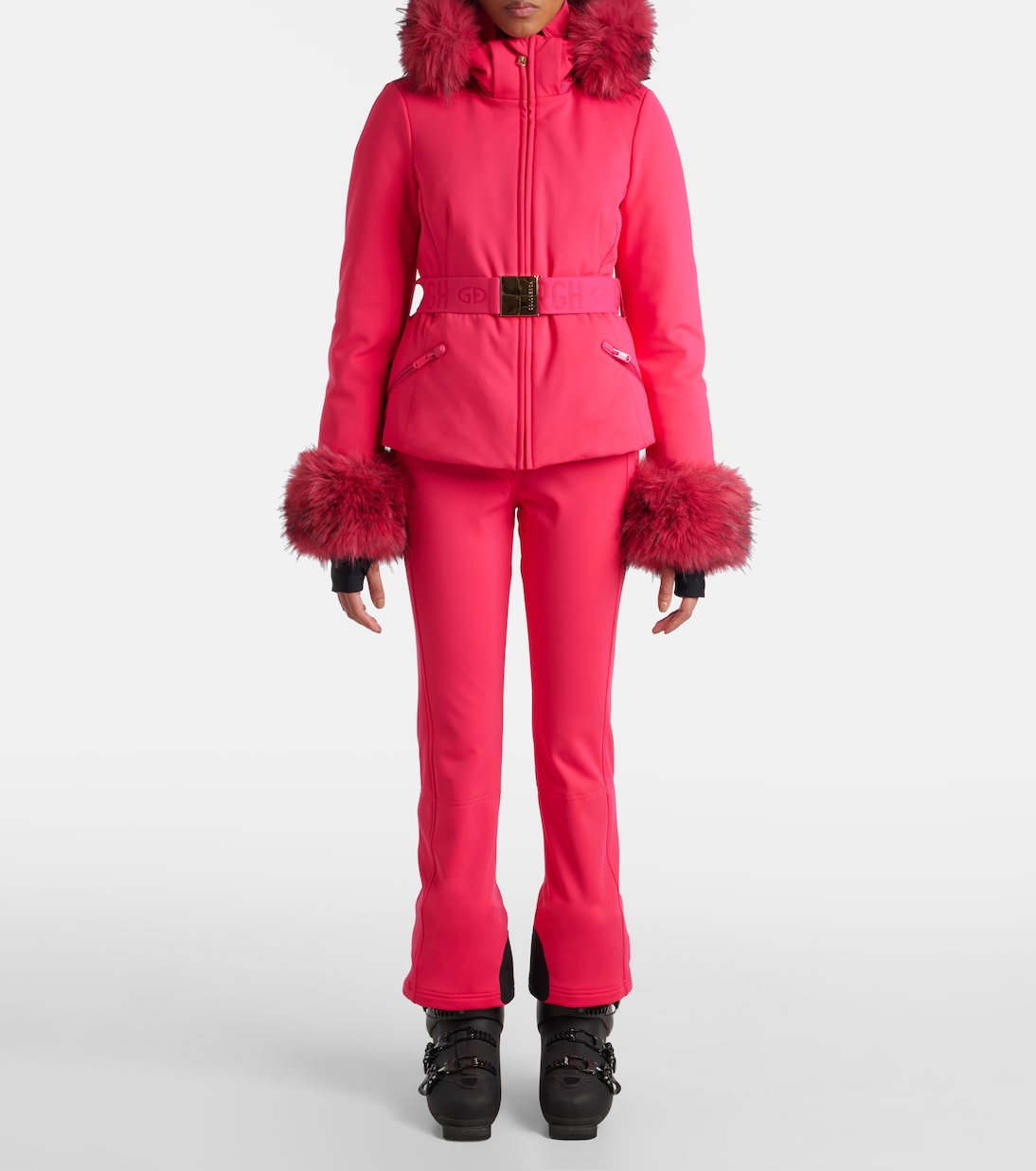 The Giselle faux fur-trimmed ski jacket | Goldbergh
