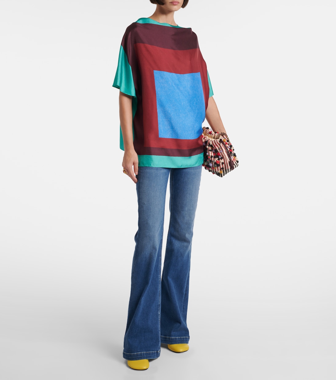Jeans flared Tropea de tiro alto | AG Jeans