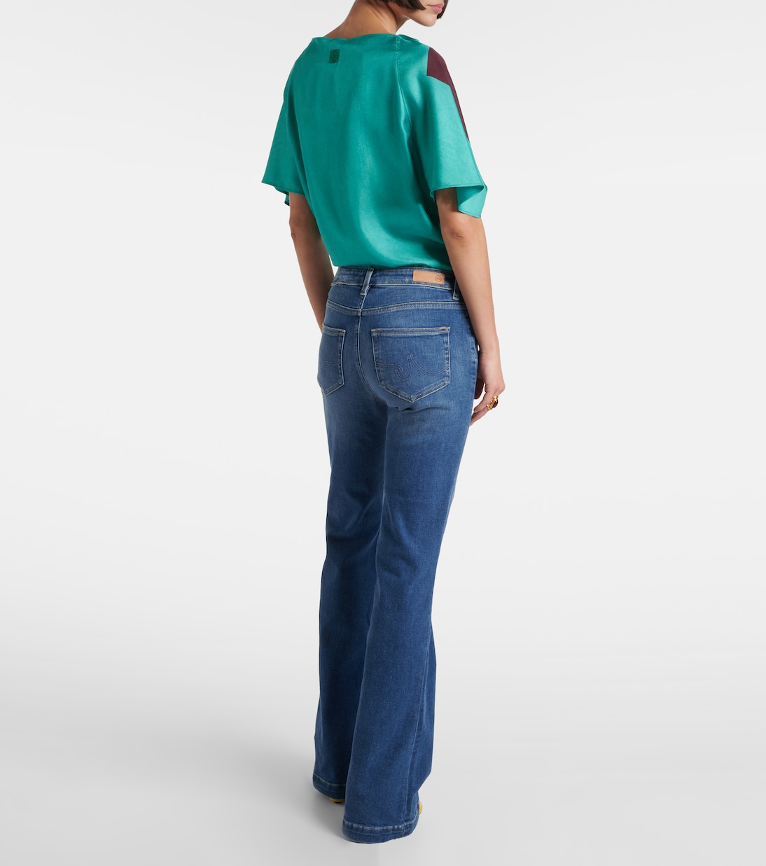 Jeans flared Tropea de tiro alto | AG Jeans