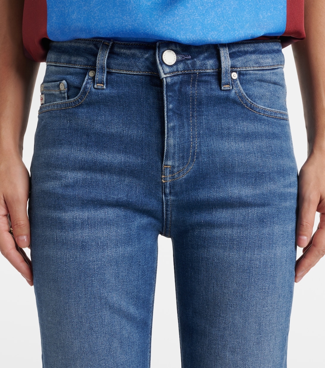 Jeans flared Tropea de tiro alto | AG Jeans