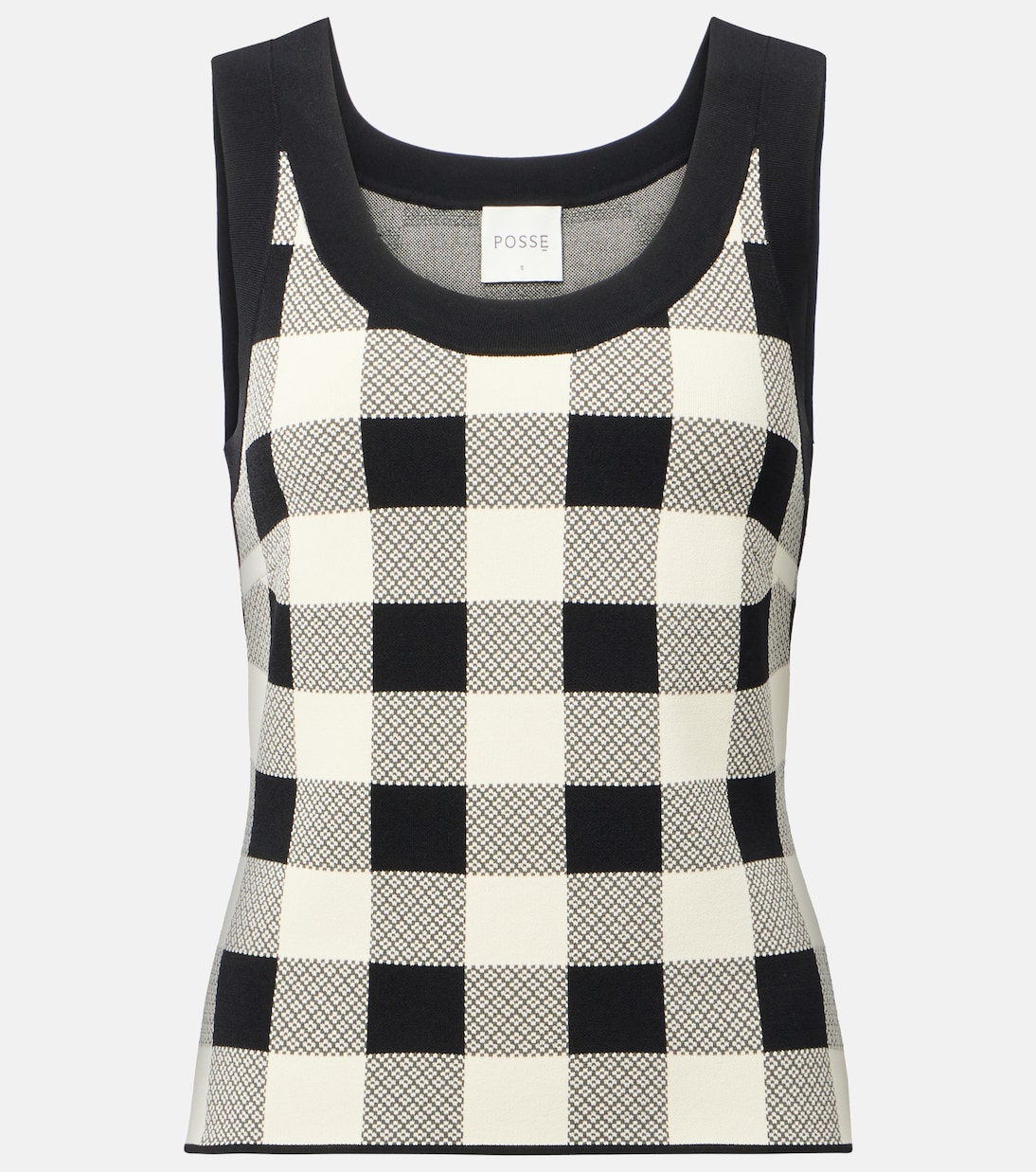Pippa checked tank top | Posse