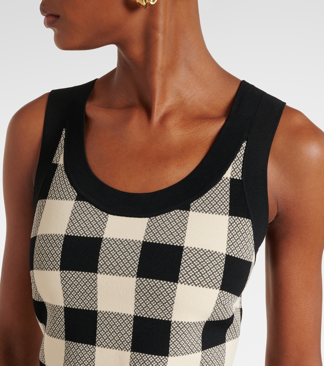 Pippa checked tank top | Posse