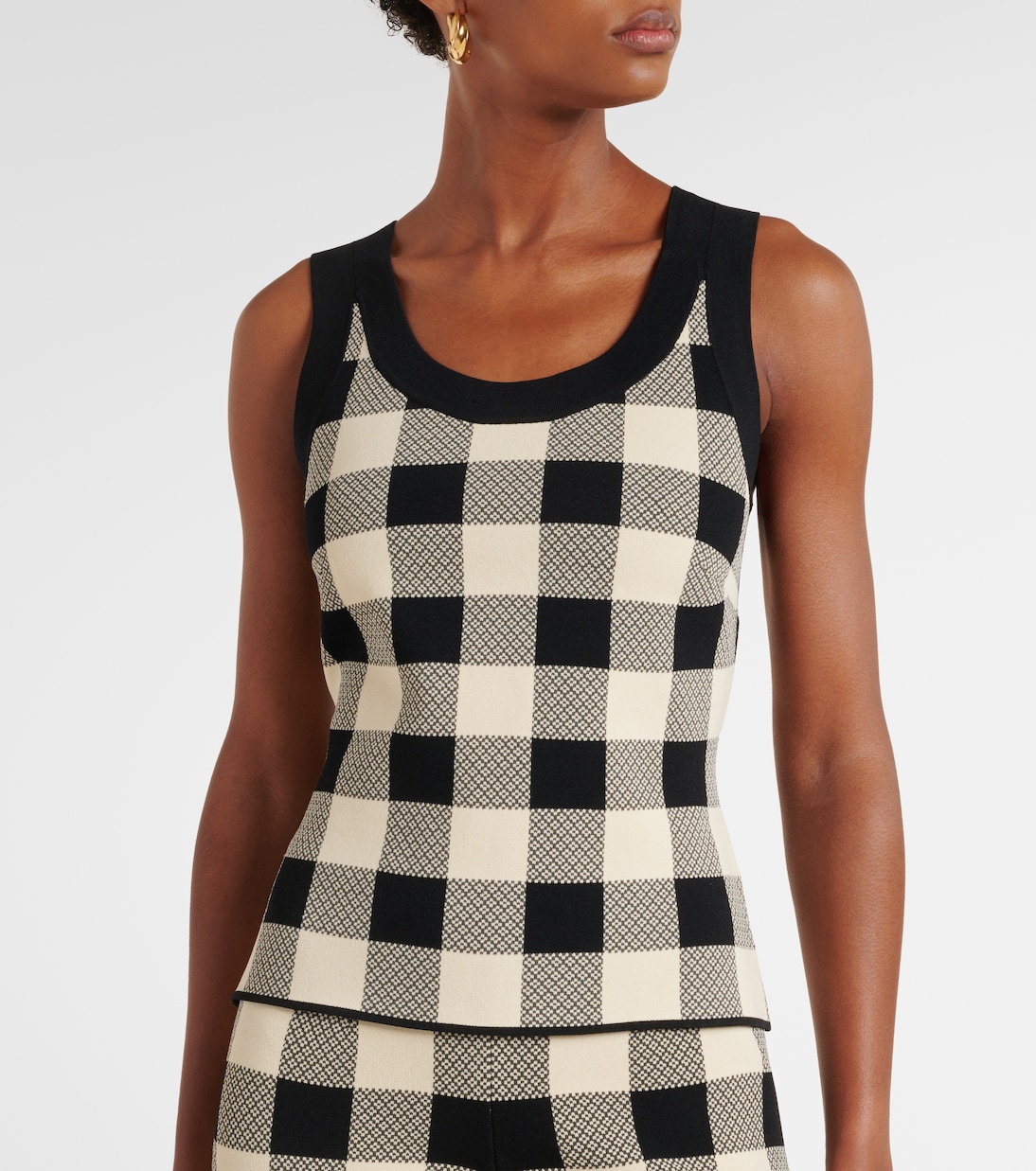 Pippa checked tank top | Posse
