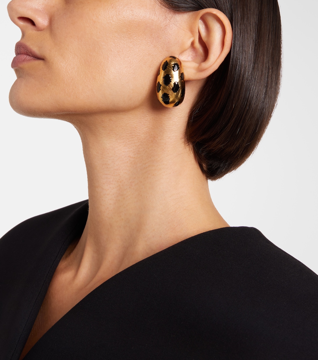 Pendientes Curvo Large estampados | Jacquemus