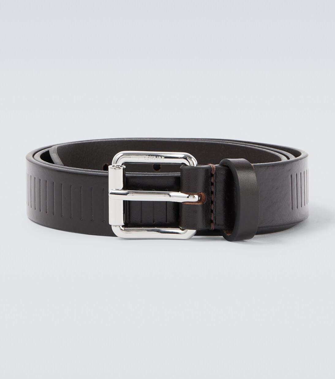 Rail leather belt