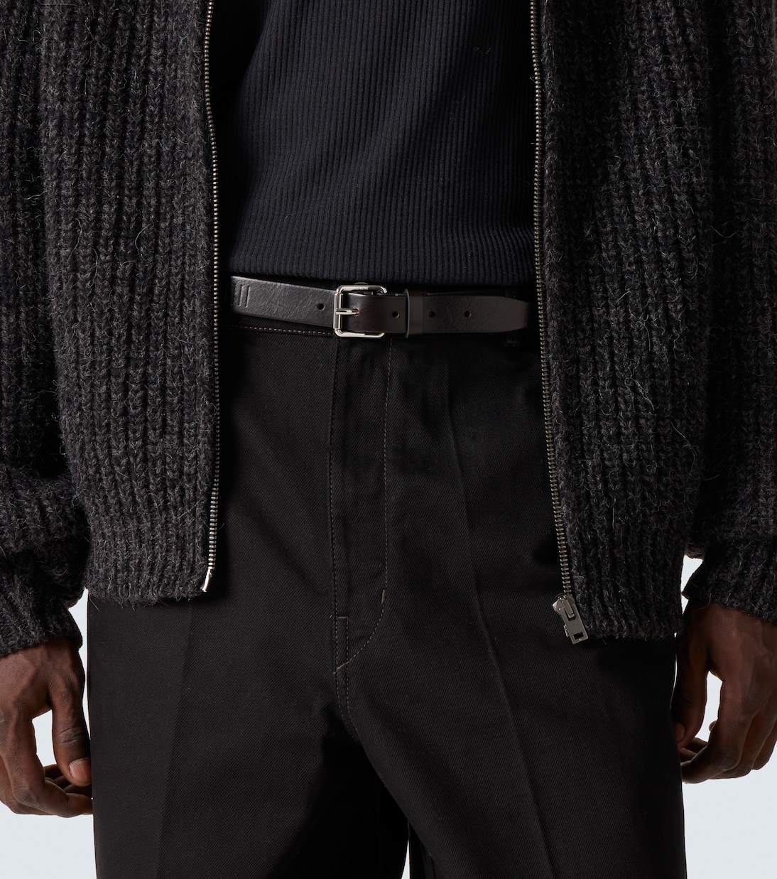 Ceinture Rail en cuir | Lemaire