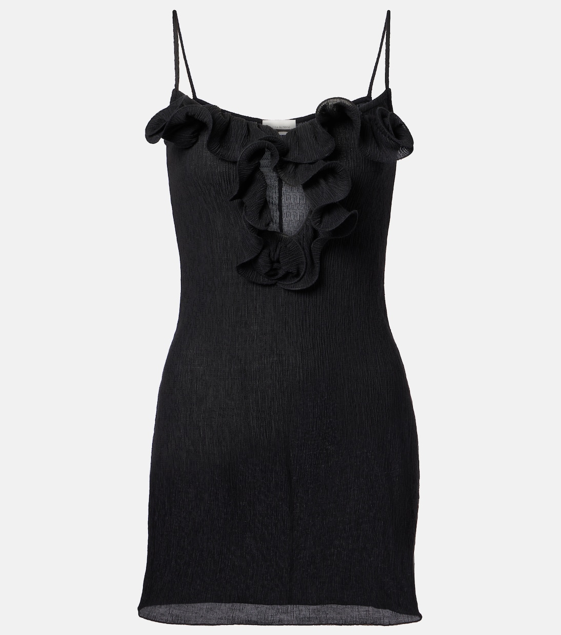 Ruffled sheer minidress | Magda Butrym