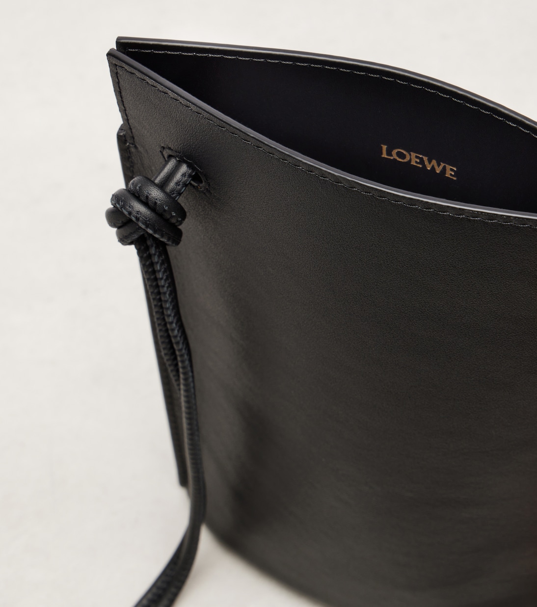 Pochette Pebble Dice en cuir | Loewe