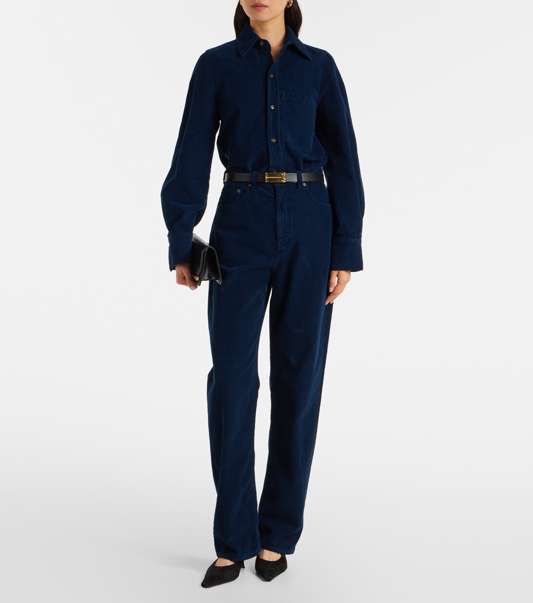 Cotton corduroy shirt | Victoria Beckham