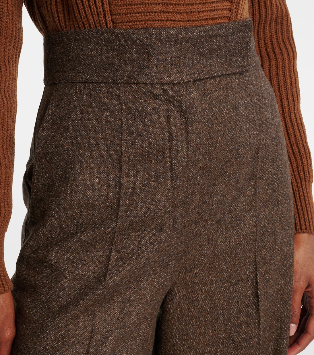 Virgin wool straight pants | Max Mara