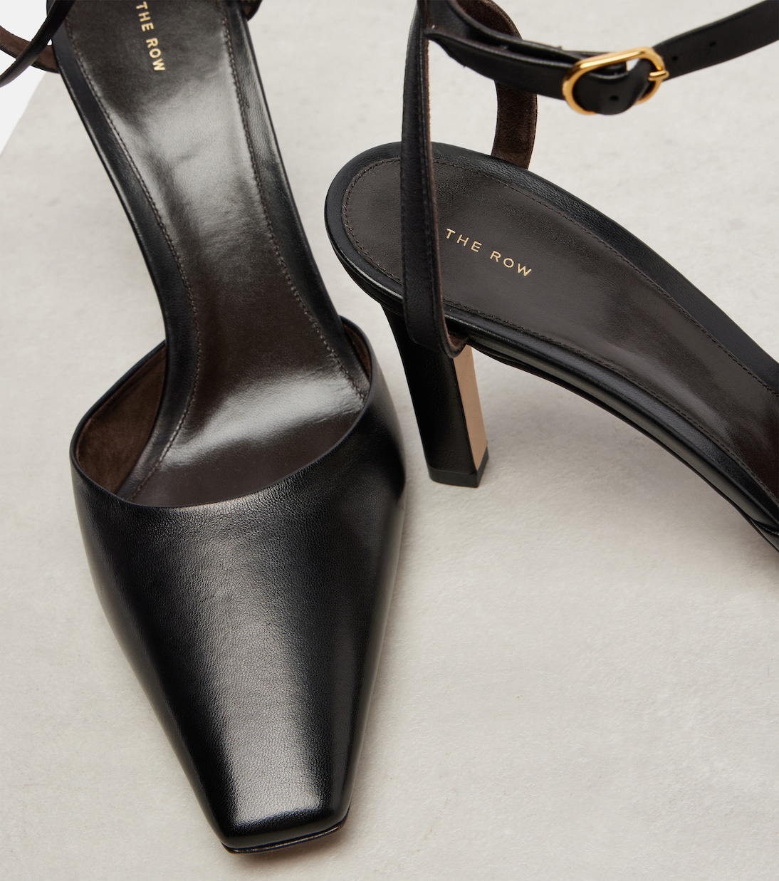 Carla 80 leather mules | The Row