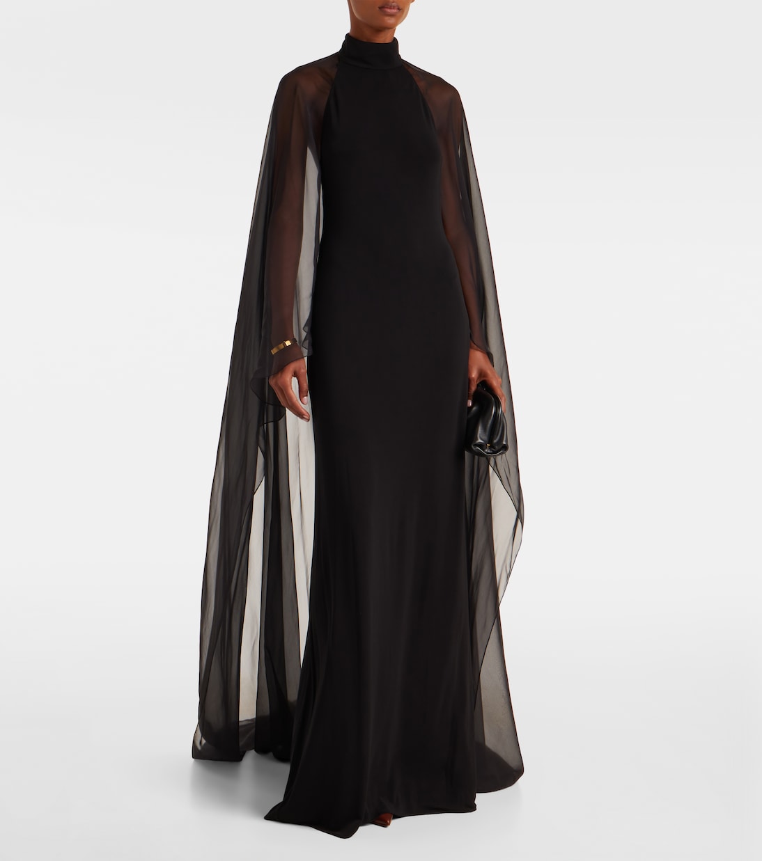 Tilly caped jersey gown | Ralph Lauren Collection