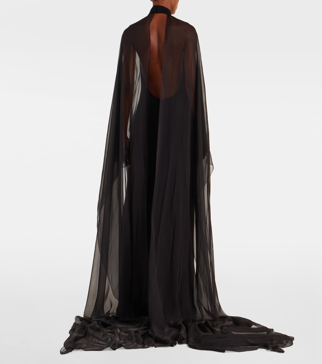 Tilly caped jersey gown | Ralph Lauren Collection
