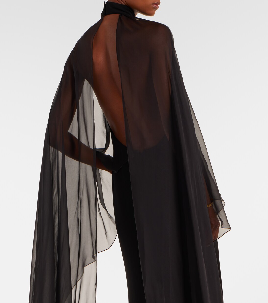 Tilly caped jersey gown | Ralph Lauren Collection
