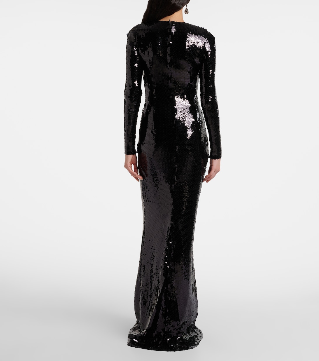 Vestido de fiesta con lentejuelas | Dolce&Gabbana