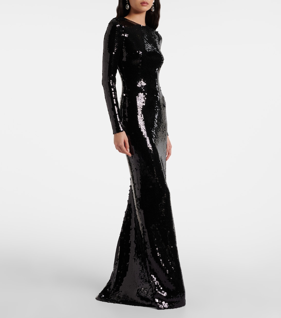 Vestido de fiesta con lentejuelas | Dolce&Gabbana