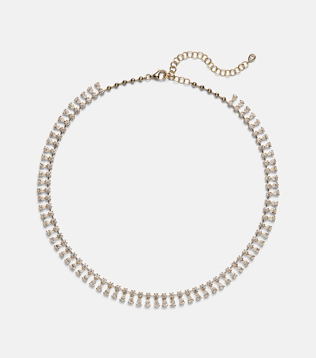 18kt gold necklace with diamonds | Anita Ko