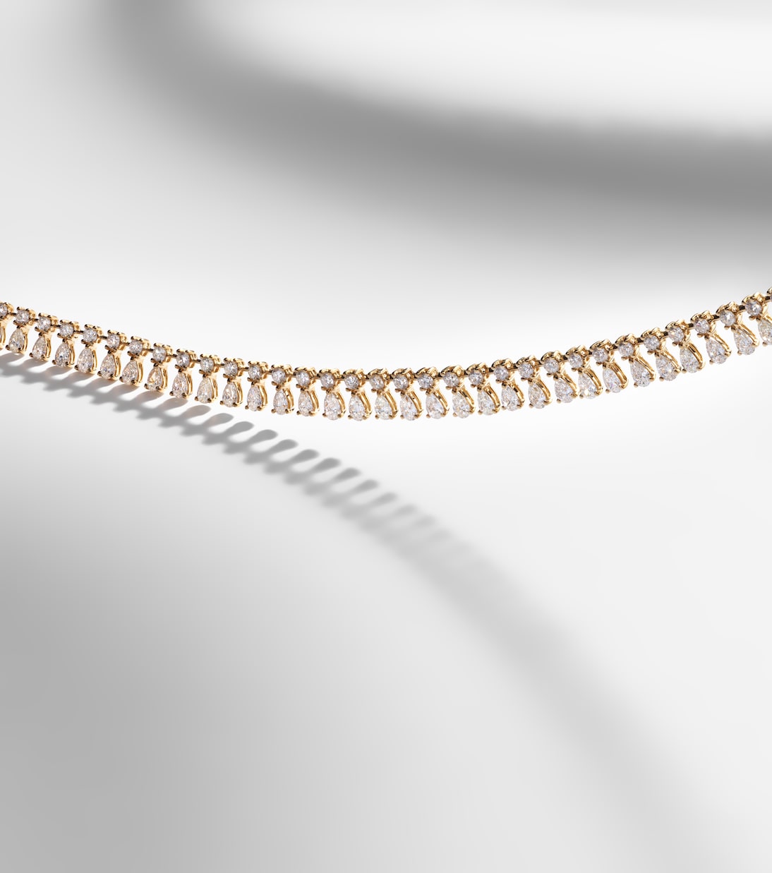 18kt gold necklace with diamonds | Anita Ko
