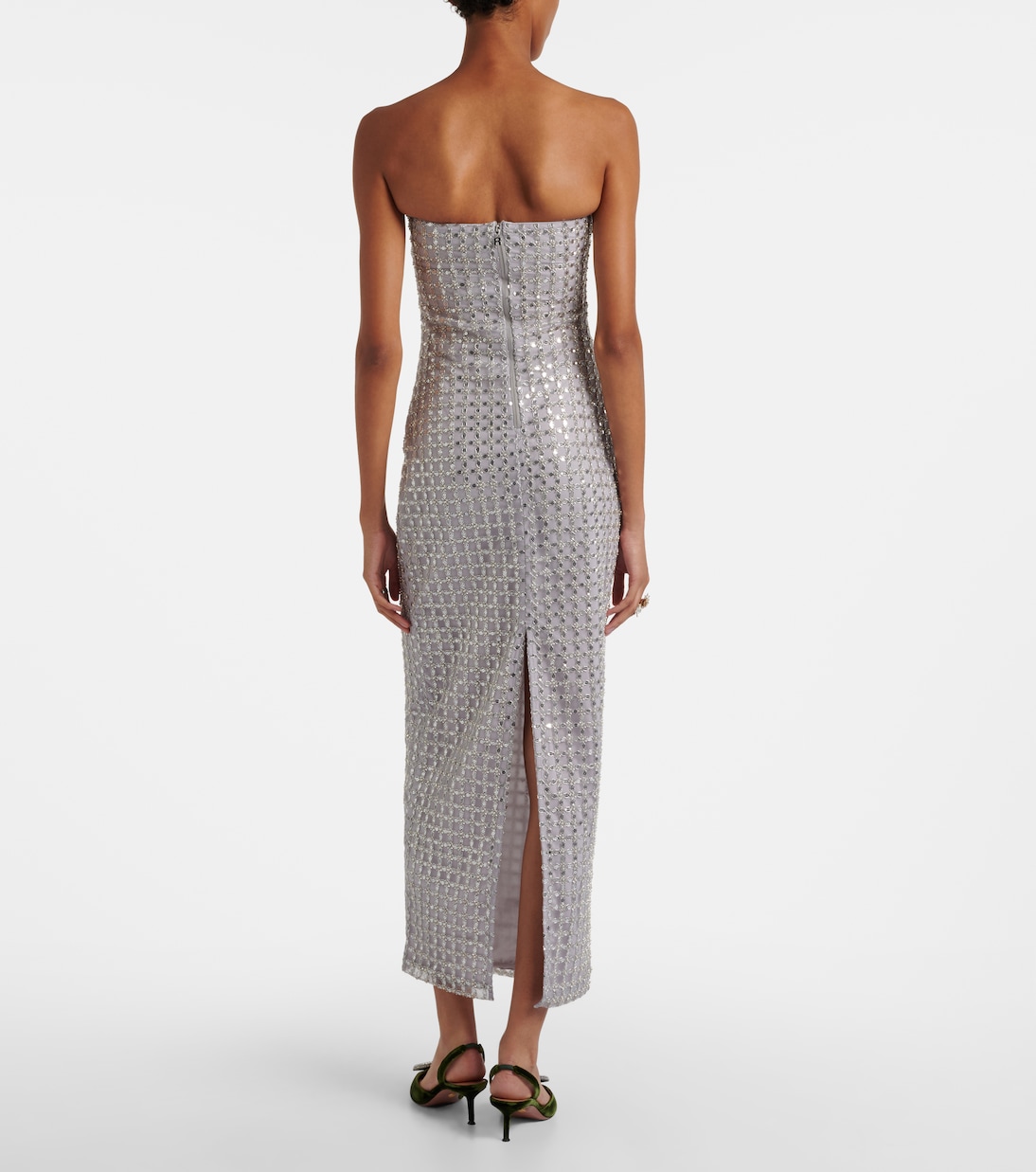 Embellished mesh cocktail dress | Rotate