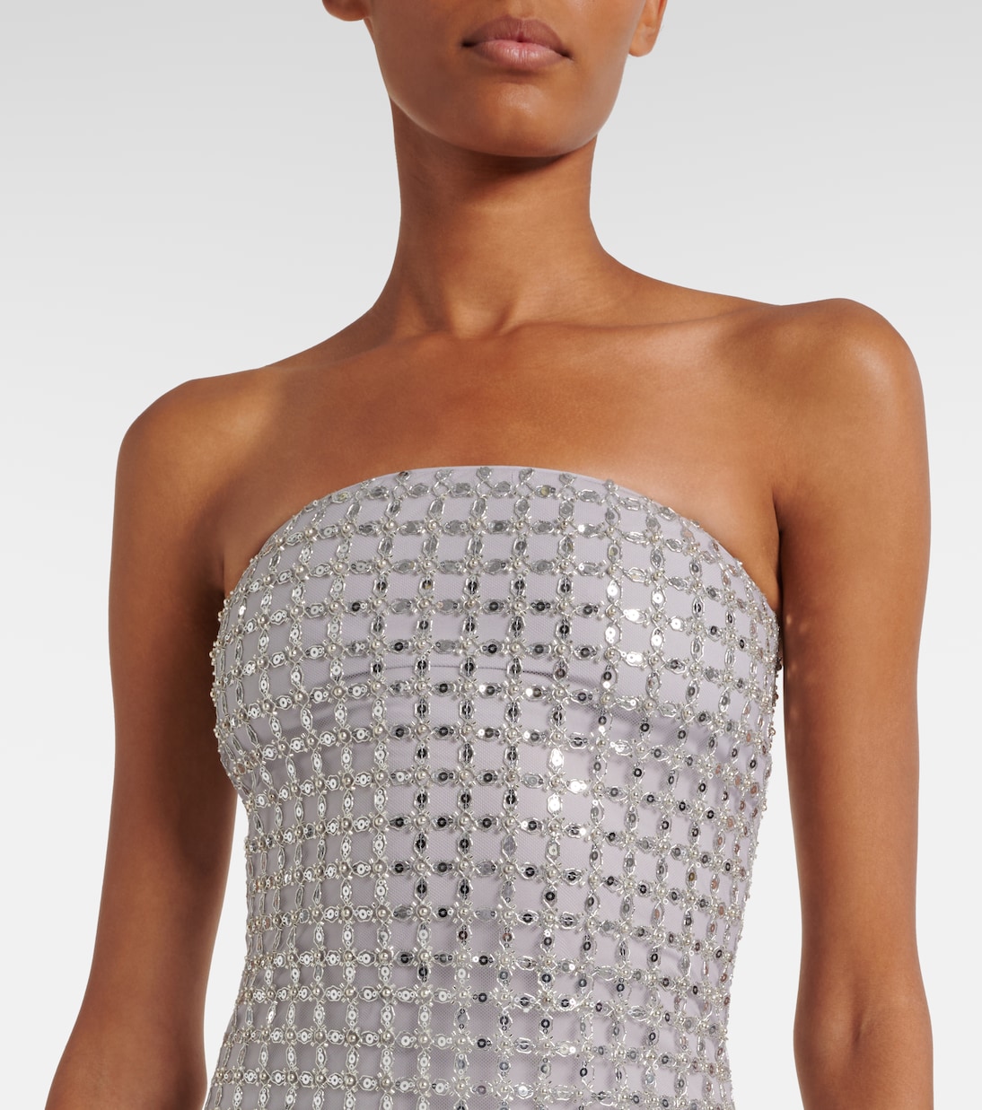 Embellished mesh cocktail dress | Rotate