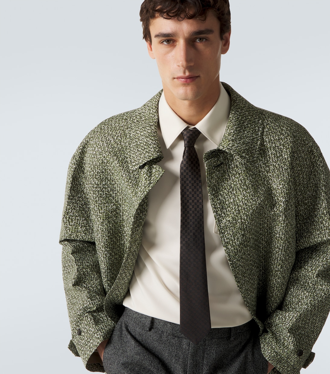 Krawatte GG aus Seiden-Jacquard | Gucci