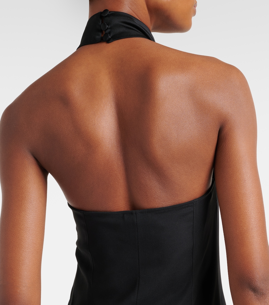 Berlin fringed crêpe cady maxi dress | Taller Marmo