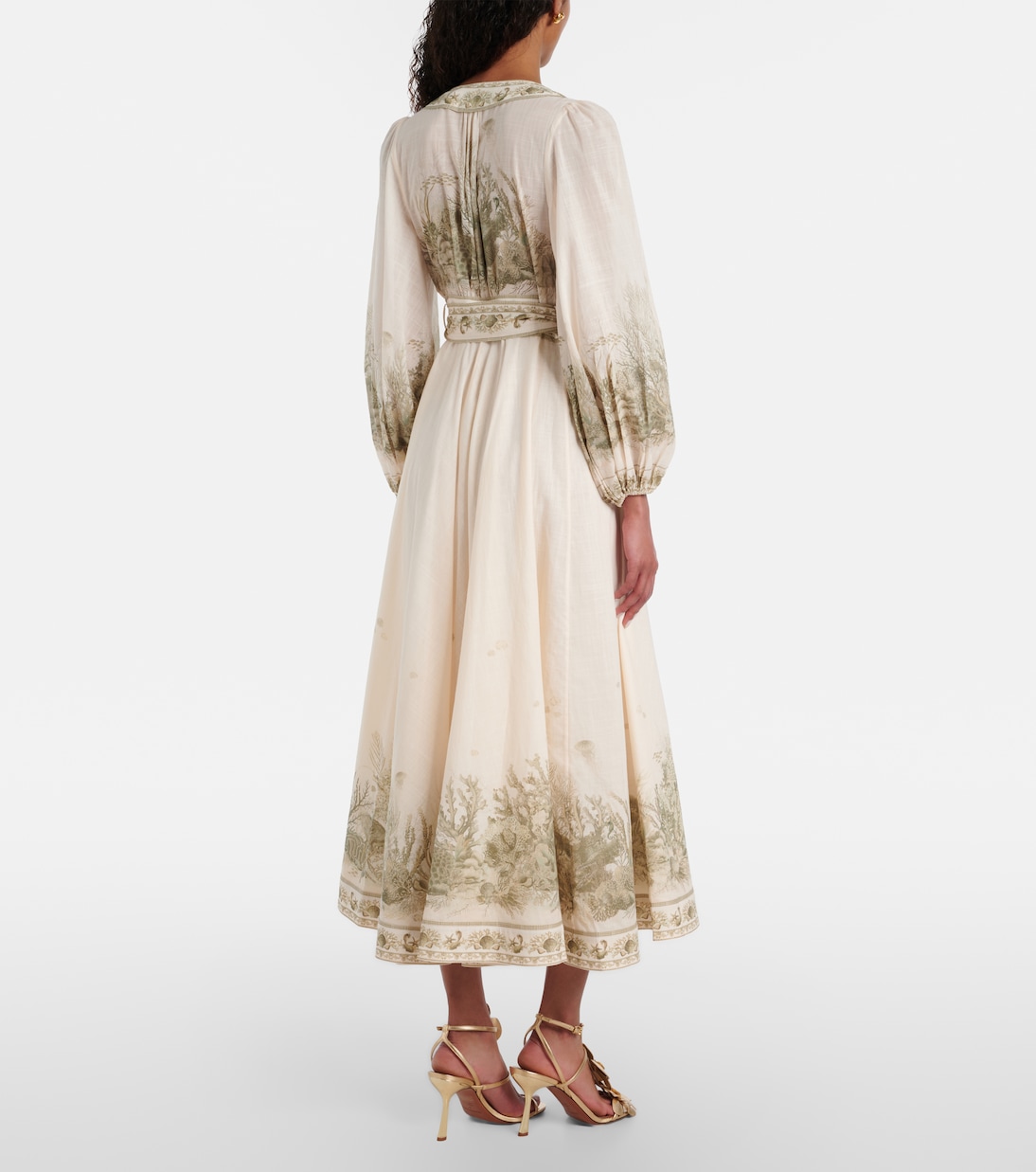 Wanderlust printed cotton wrap dress | Zimmermann