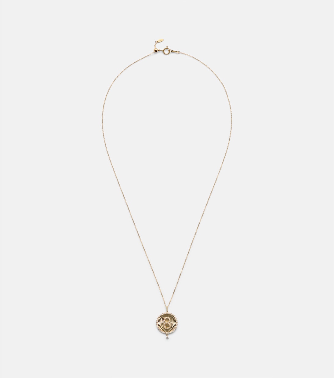 Lucky Charm Eight 18kt gold necklace with diamonds | Persée