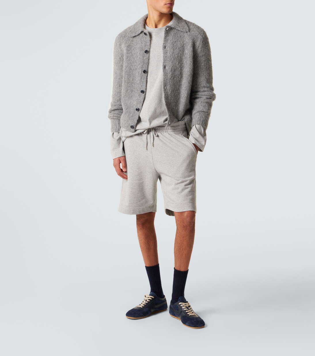 棉质针织短裤 | Dries Van Noten