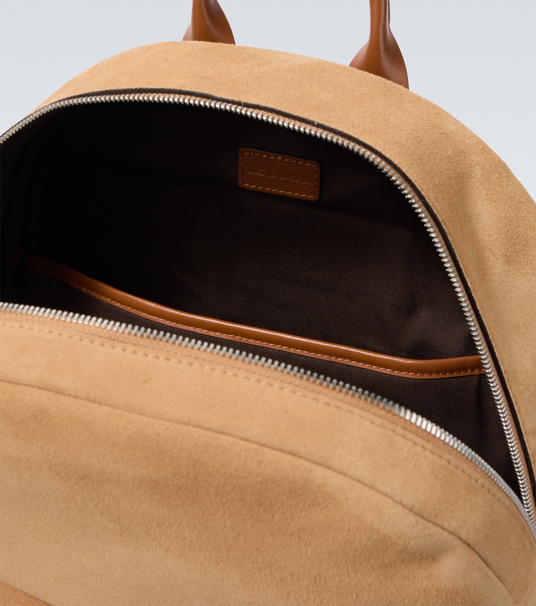 Sac à dos en daim et cuir | Kiton