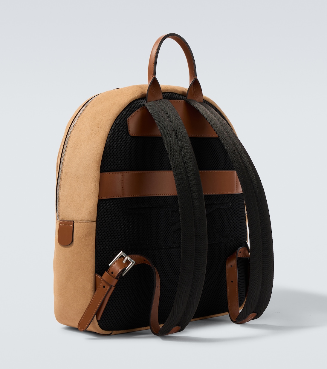 Sac à dos en daim et cuir | Kiton