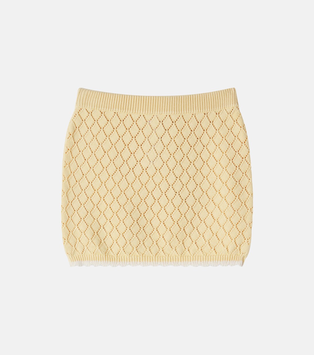 Open-knit cotton skirt | Dolce&Gabbana Kids