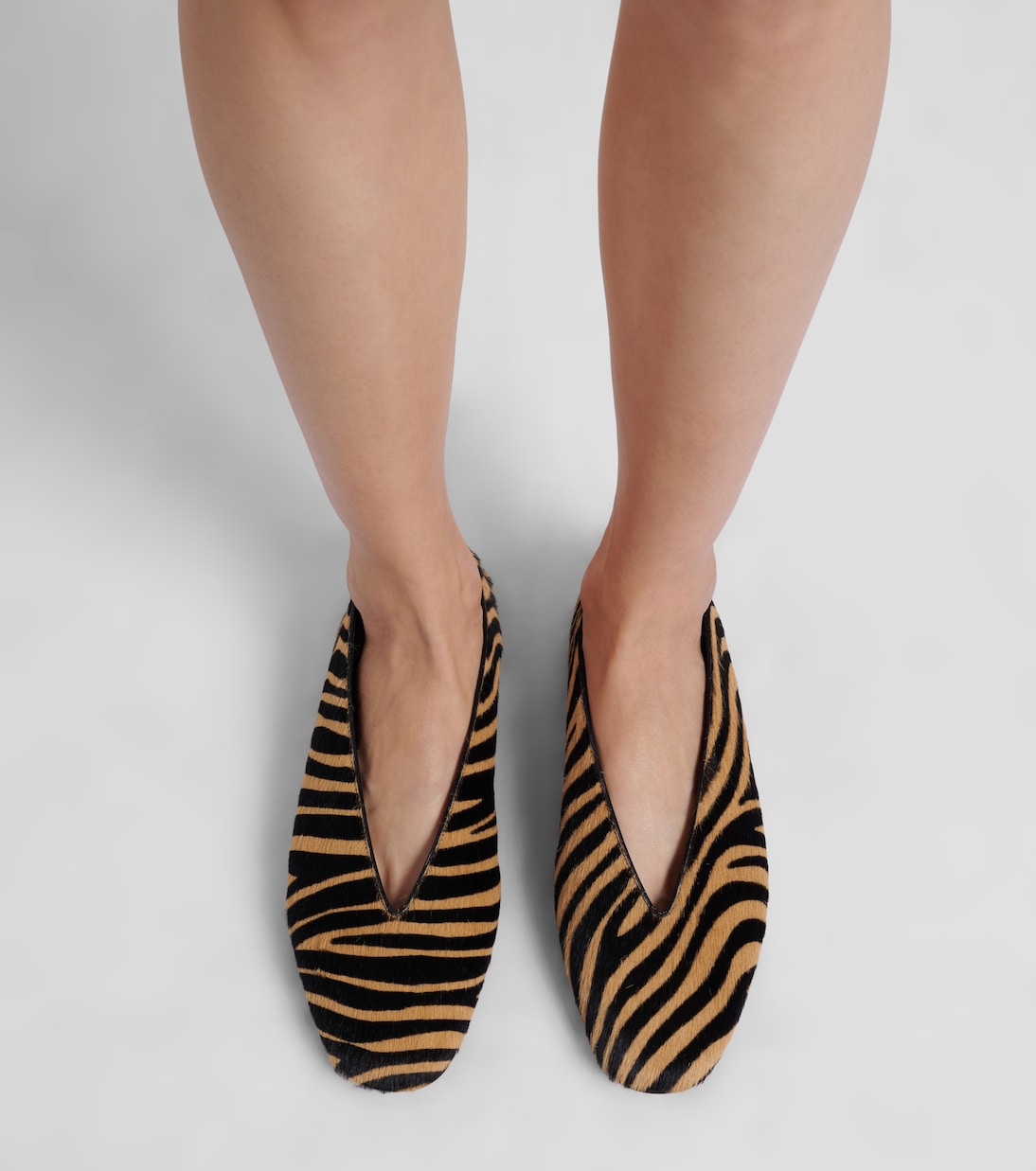 Ballerines Luna en cuir façon poulain | Le Monde Béryl